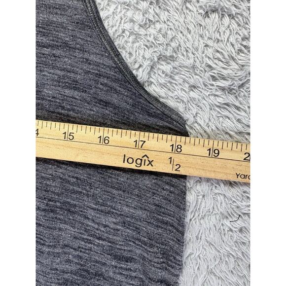 Lululemon Sz 8 Heather Gray Essential Activewear Tank Top Womens Racerback Gym - Picture 8 of 9